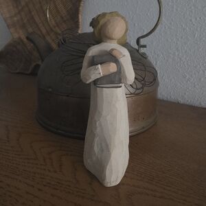 Willow Tree Angel with Book - Cream and Tan